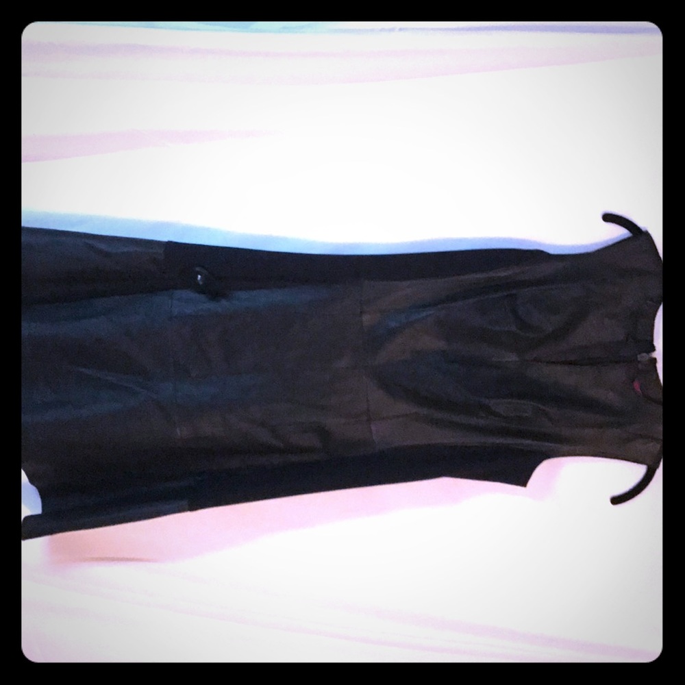 G.I.L.I. Size 4 black leather dress